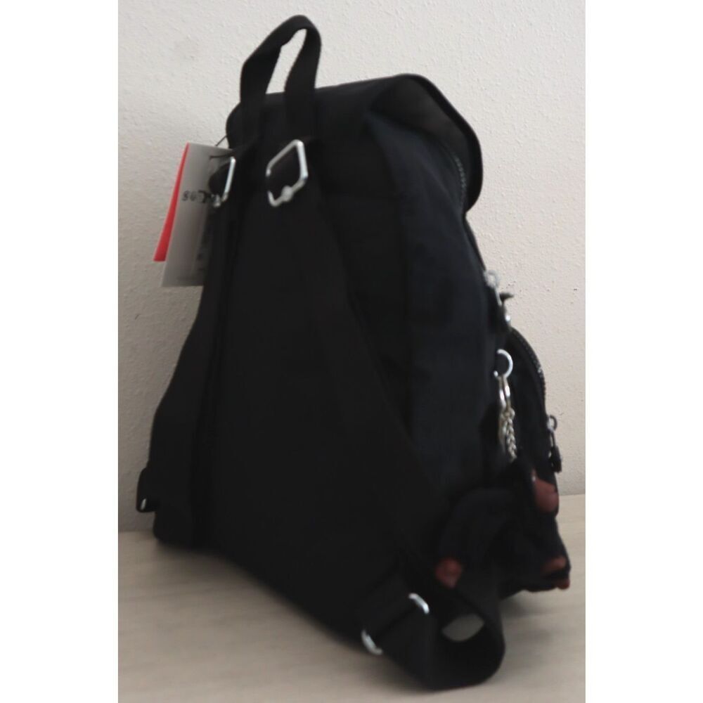 Kipling KI9450-ODH Women's O/S Black Tonal Queenie Backpack - Picture 5 of 9